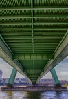 HDR von der Unterseite der Severinsbrücke