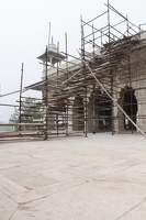 Baustelle am Diwan-i Khas