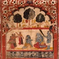 Wandmalerei im Raja Mahal